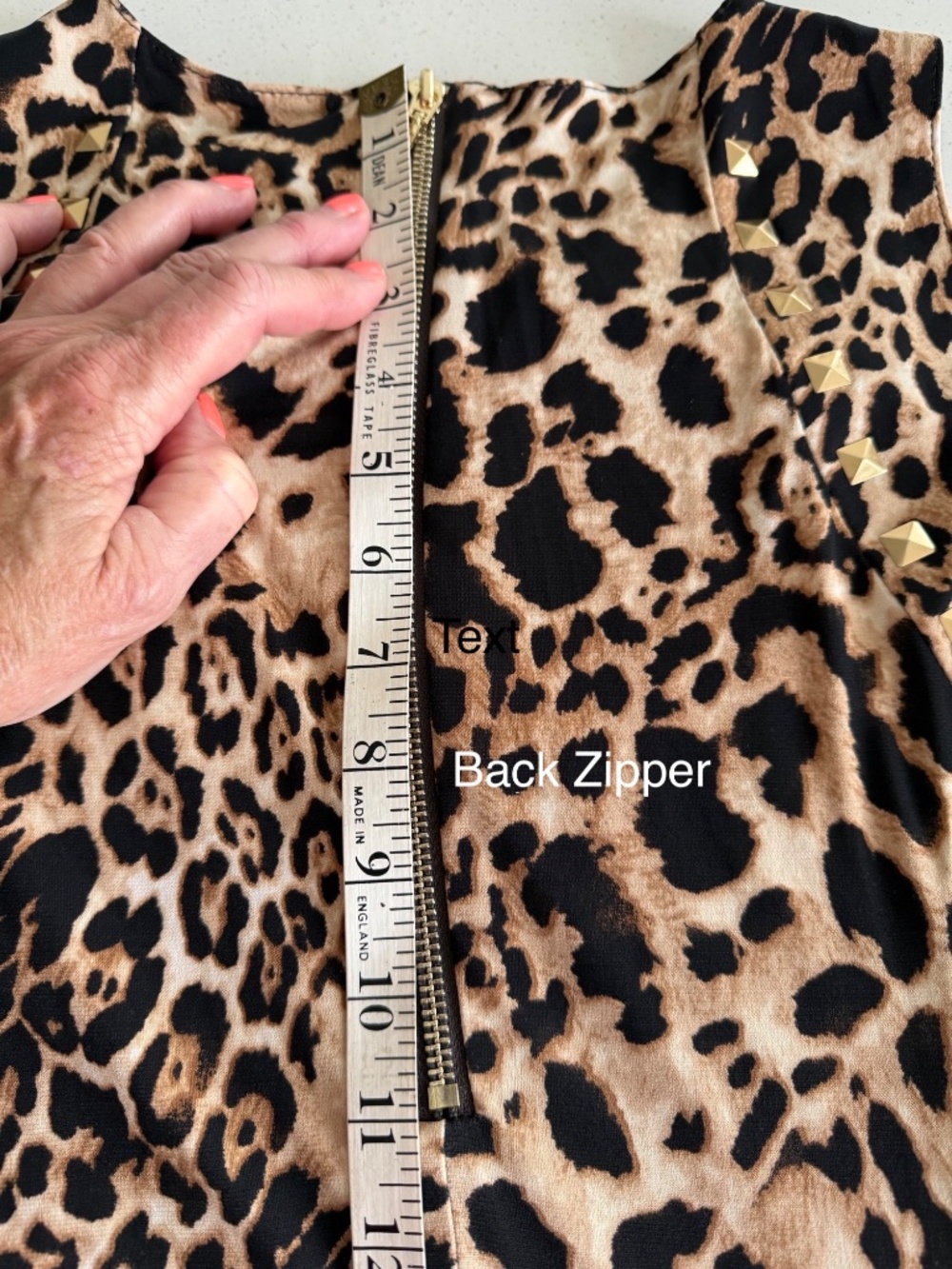 🐆✨ NWT Joseph Ribkoff Leopard Print Maxi Dress Size 12 ✨🐆 - Picture 6 of 9